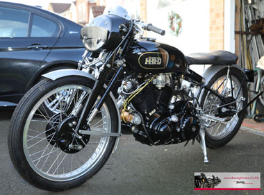 Vincent Black Lightning Driveside